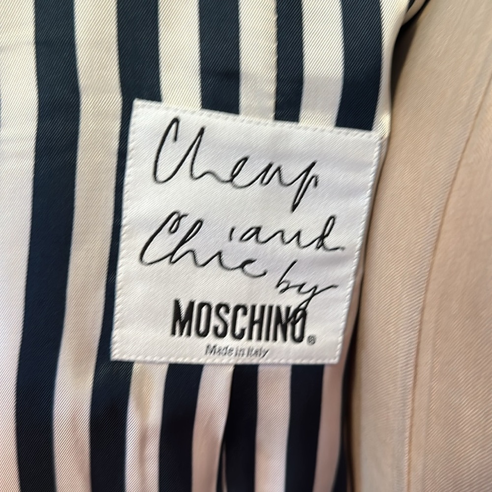 Moschino Cheap Chic RicRack Blazer Sun Palm Tree The Nanny Iris Apfel - Picture 9 of 14